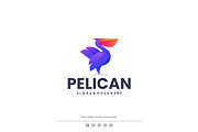 Gradient Modern Pelican Logo Design, a Branding & Logo Template by Artnivora.Std (Thumbnail 1 of 4)