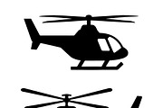Airplane and Helicopter Silhouette, a Solid Icon by RAHMAT (Thumbnail 2 of 6)