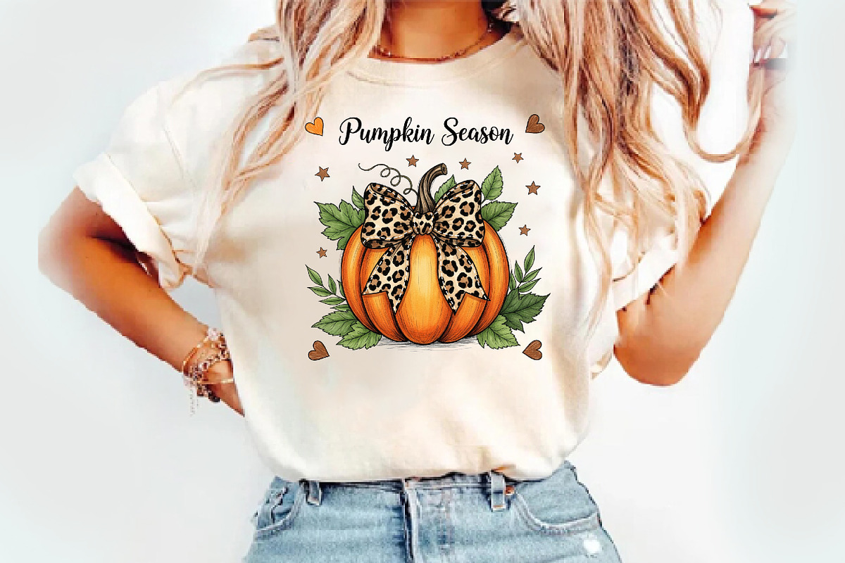 Pumpkin season png, an Illustration by Watercolor design (Photo 2 of 3)