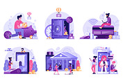Online Banking Web Illustrations, a Finance Illustration by Alex Krugli (Thumbnail 3 of 14)
