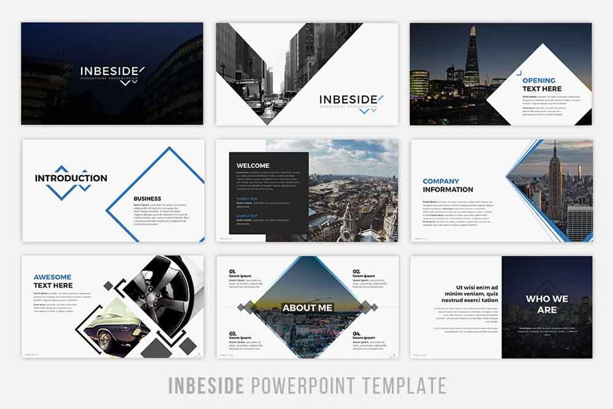 Inbeside Powerpoint Template, a Presentation Template by RRGraph