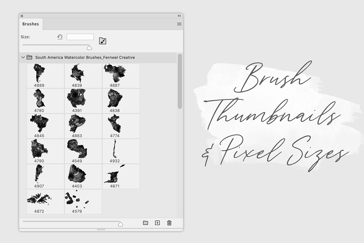 South America Watercolor PS Brushes, a Brush Add-On by Fernwel Creative (Photo 4 of 5)