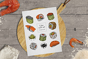 Traditional Asian cuisine sketch, a Food Illustration by Evgeniia Lanskikh (Thumbnail 3 of 5)