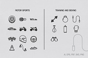 Linear Sports Icons, an Icon by The Fake PNG (Thumbnail 7 of 11)