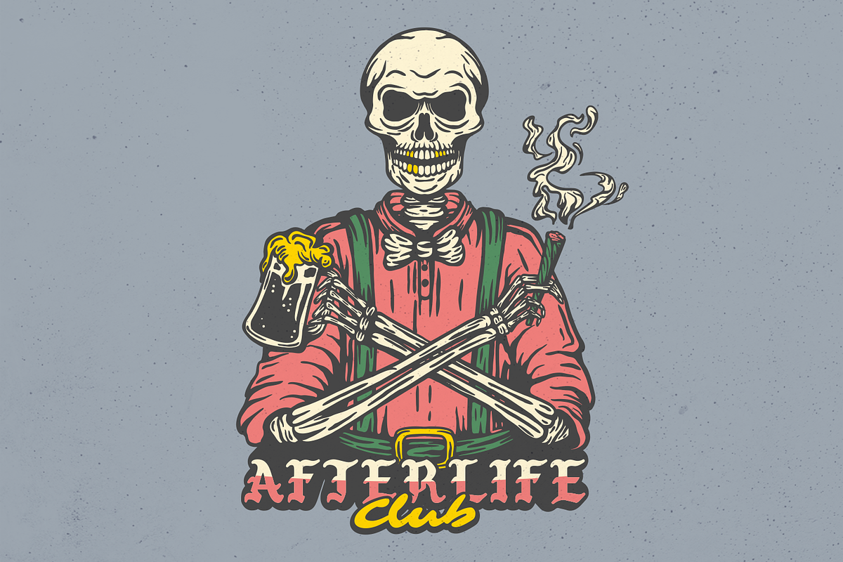 Afterlife Club, a Person Illustration by Mangustudio (Photo 1 of 3)
