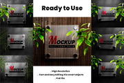 Glass logo Mockup PSD file., an Advertising Mockup by samsulpassive (Thumbnail 2 of 5)