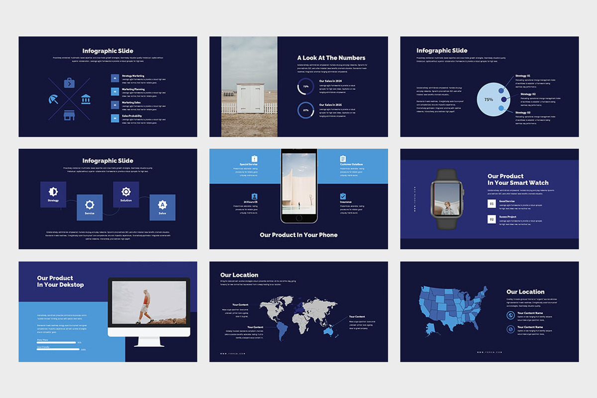 Fovea : Creative Blue Keynote, a Presentation Template by Punkl Camp (Photo 8 of 9)