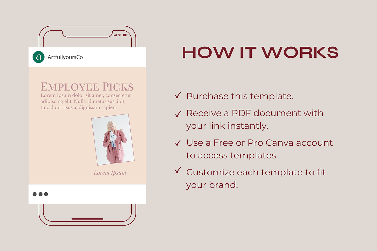 Amor | E-commerce IG Template, a Social Media Template by Artfullyours (Photo 6 of 11)
