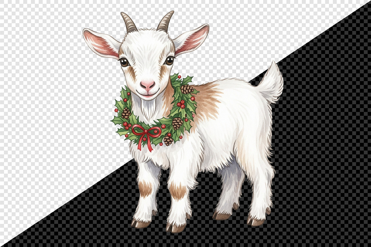 Christmas Farm Clipart Collection, an Illustration by Creative Art (Photo 4 of 9)
