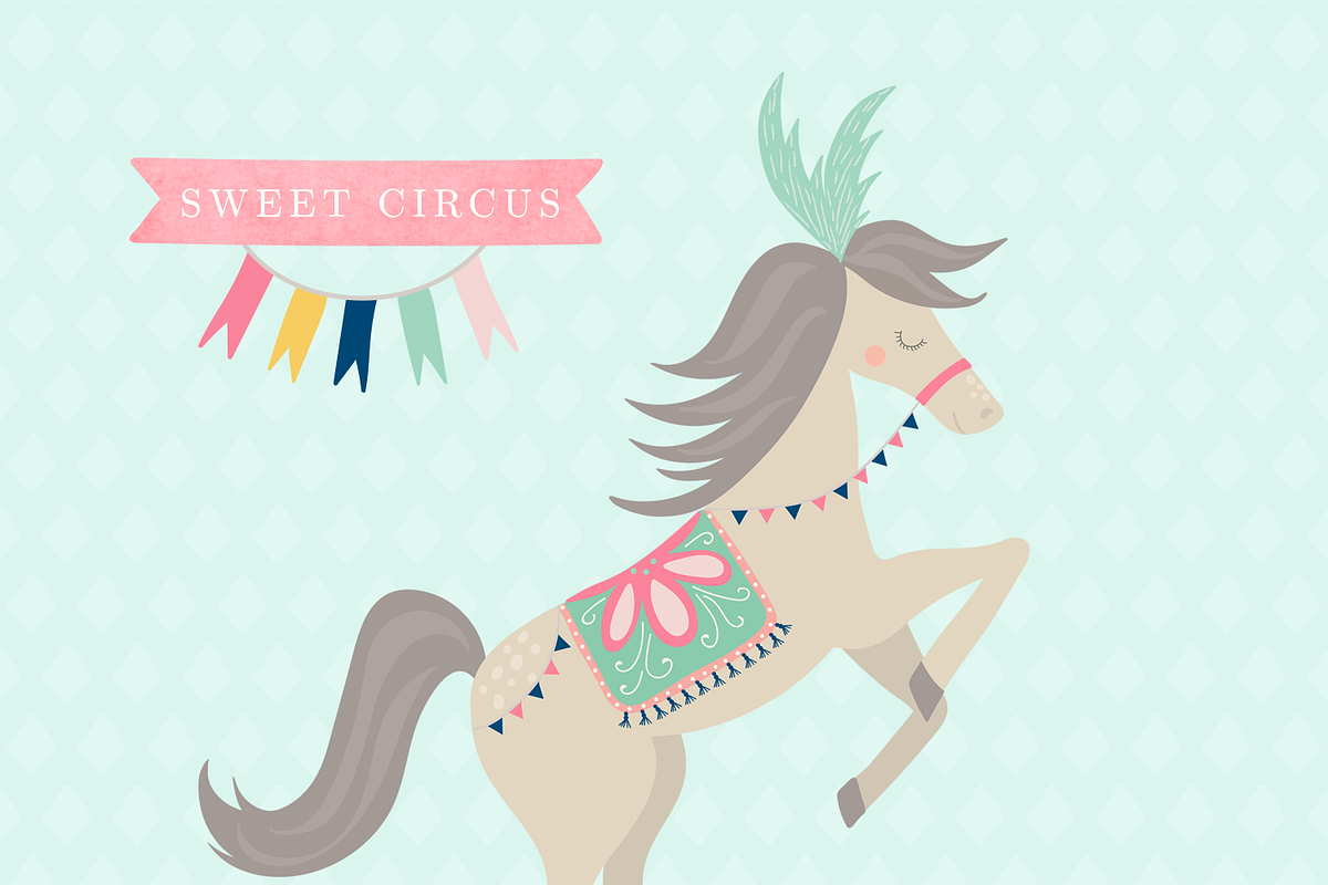 Circus Clip Art - Carnival Clip Art, an Animal Illustration by Hello Muse Design (Photo 4 of 4)