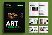 Art Exhibition Magazine Design., a Magazine Template by MightyDesign (Thumbnail 1 of 6)