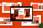 Orane - Orange Fashion Google Slide, a Presentation Template by Deepslide Studio (Thumbnail 1 of 6)