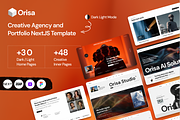 Orisa - Portfolio NextJS Template, a React Template by AliThemes (Thumbnail 1 of 2)