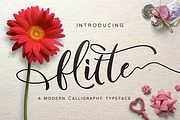 Flitte Script, a Script Font by Olexstudio (Thumbnail 1 of 5)