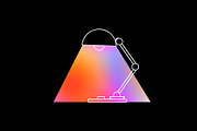 Vivid & colorful gradients 001, a Texture Graphic by Nubikini Studio & Co. (Thumbnail 2 of 10)