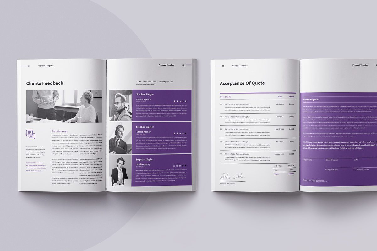 Proposal | Canva, Word, PPTX, PSD, a Brochure Template by ArtisticLand (Photo 7 of 9)