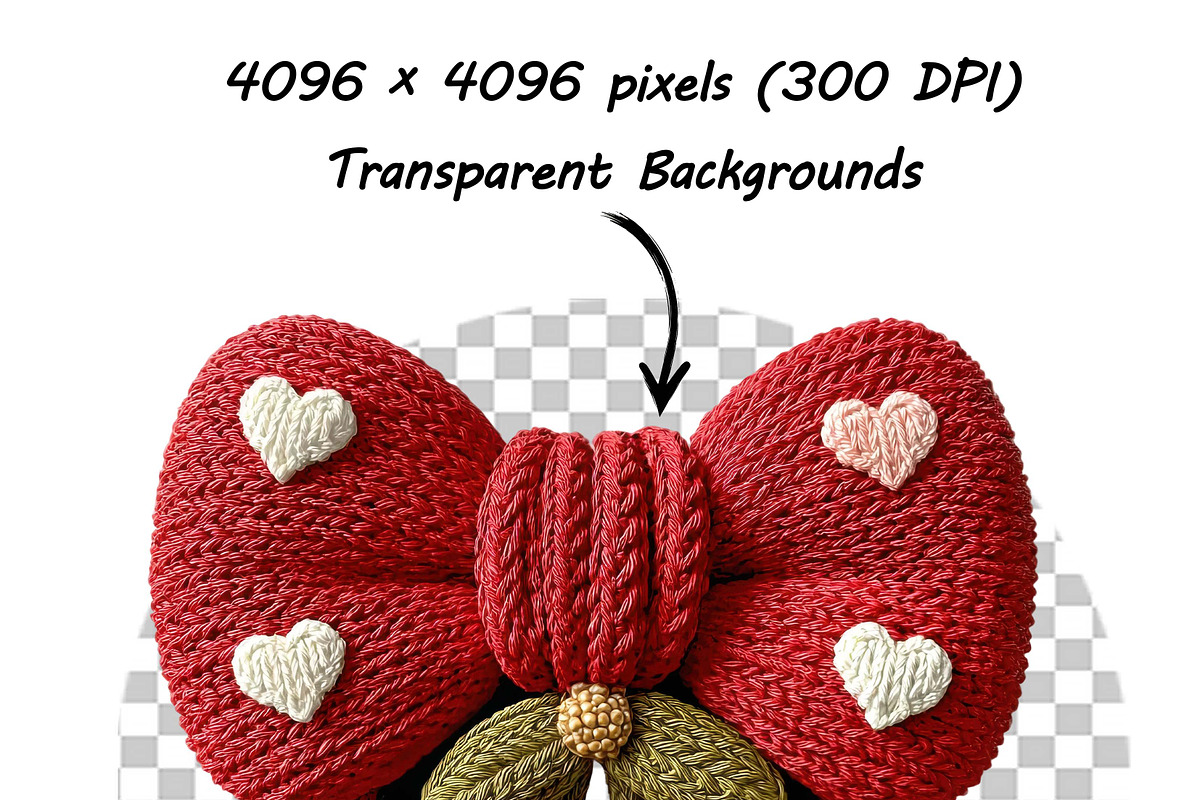 Valentine Crochet PNG Bundle, a Graphic by one-touch (Photo 7 of 24)