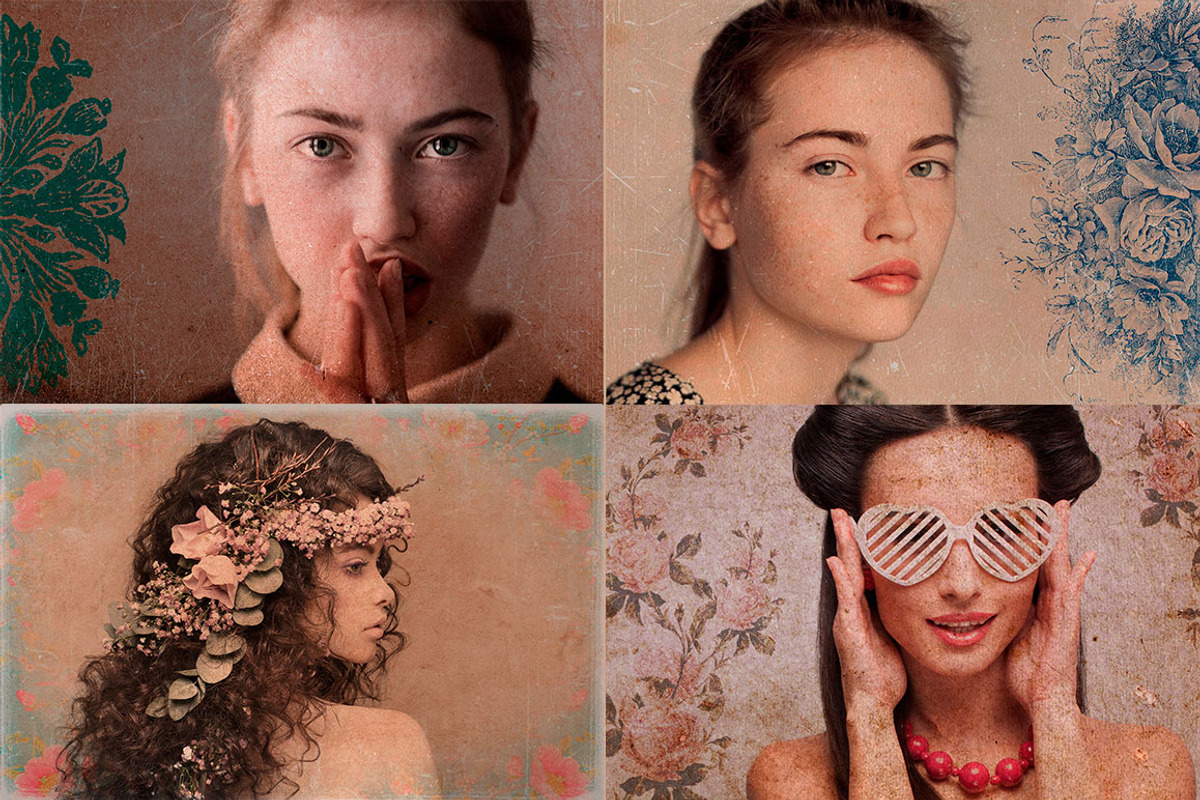 Vintage Backgrounds & Overlays, a Texture Graphic by PhotoSpirit (Photo 6 of 11)