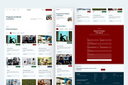 University Website UI Figma Template, an UI Kit Template by peterdraw (Thumbnail 4 of 7)