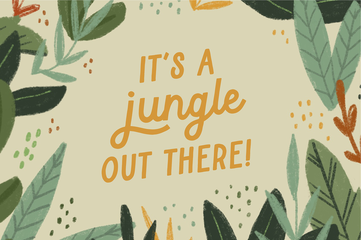 Jungle Giant Font Duo, a Script Font by Rachel Kick (Photo 5 of 13)