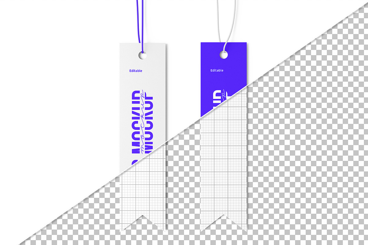Hanging Tag Mockup Template
