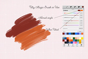 Procreate Acrylic Gouache Brush 16x, a Brush Add-On by Esther Nariyoshi (Thumbnail 7 of 9)