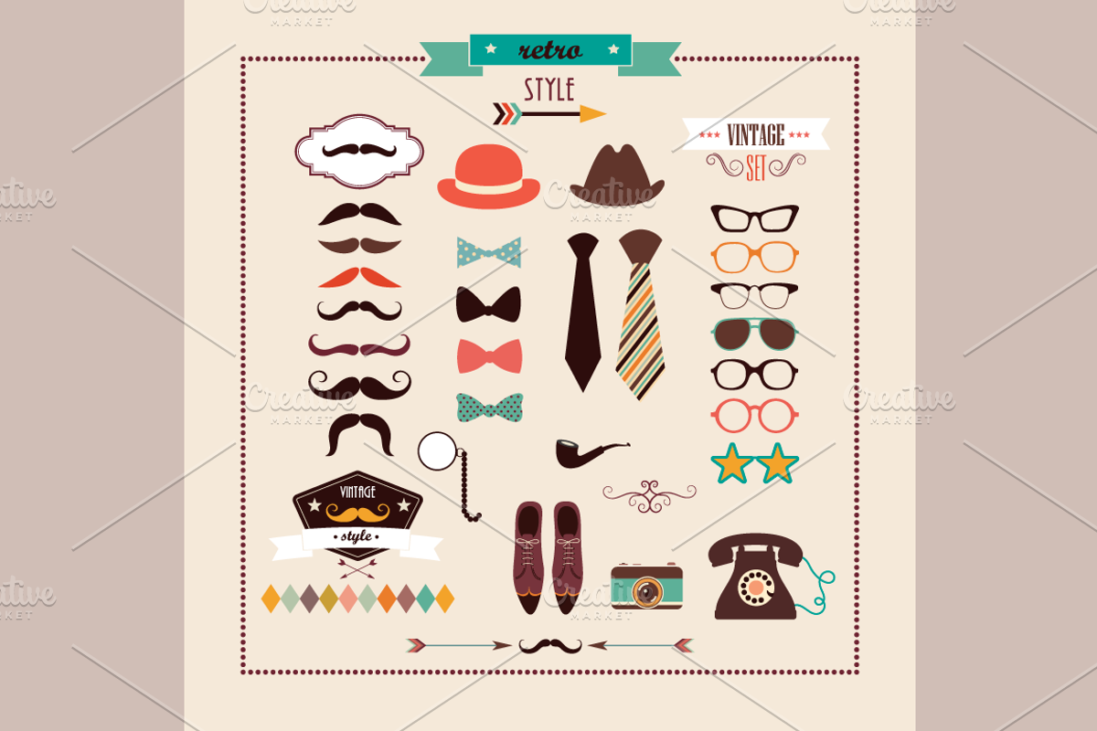 Retro Style, an Illustration by Inkant Studio