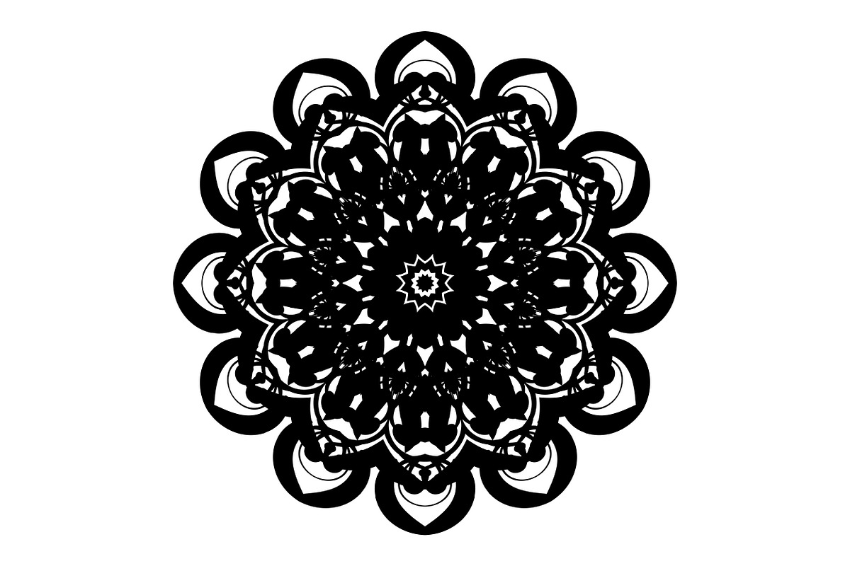 Handcrafted Mandala Design Pack, a Pattern Graphic by NJ Himel (Photo 20 of 30)