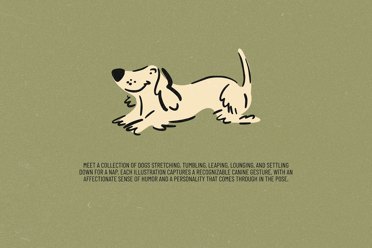 Dogs Being Dogs: 45 Illustrations, an Animal Illustration by Veyla (Photo 2 of 12)
