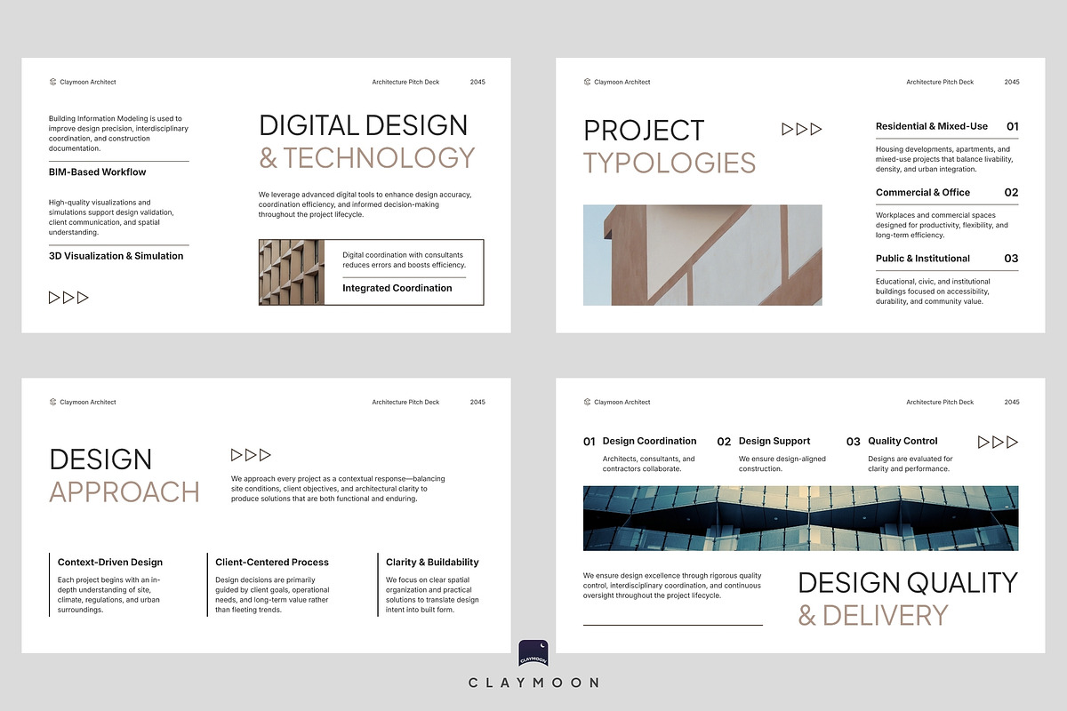 Architecture Pitch Deck, a Presentation Template by Claymoon Lab (Photo 4 of 7)
