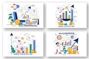 10 World Statistics Day Illustration, a Finance Illustration by denayunebgt (Thumbnail 2 of 4)