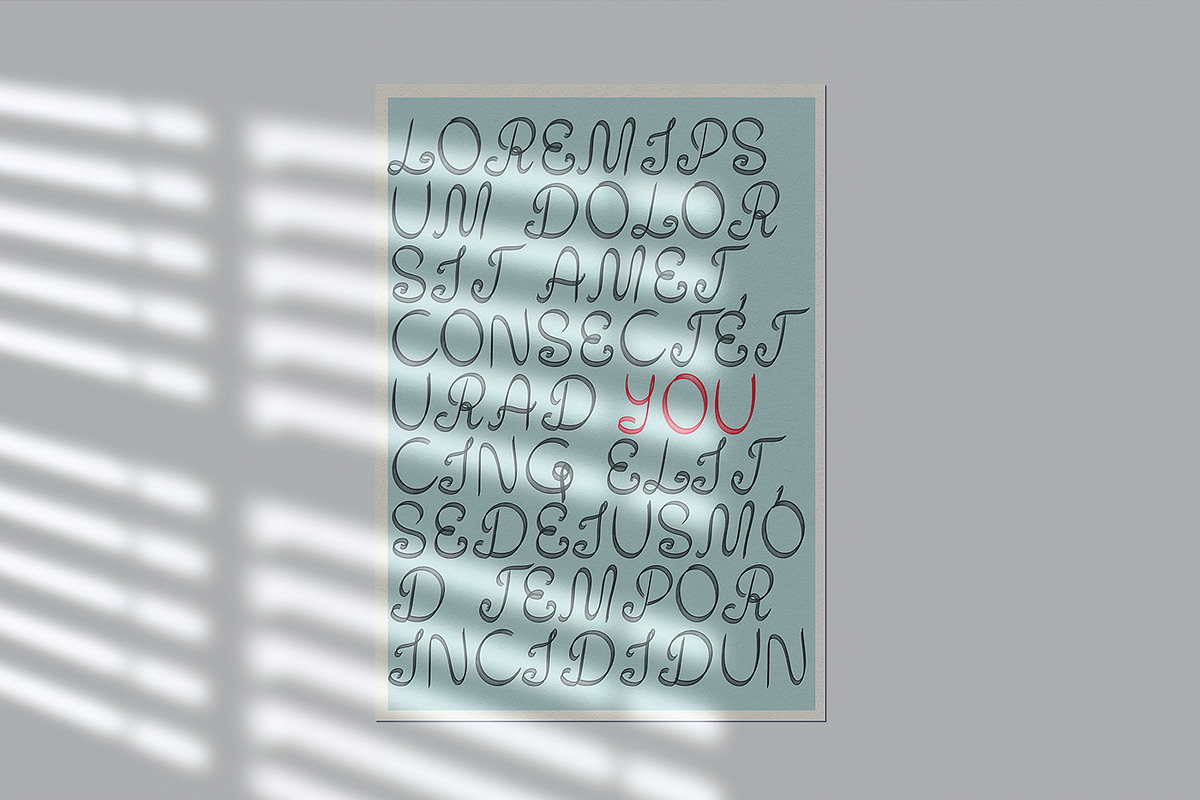 RESTER svg opentype font, a Script Font by CHIMERA (Photo 6 of 8)