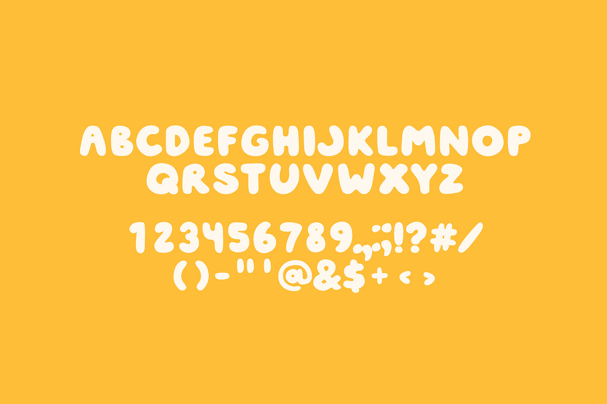 Jouzu | A Friendly Font preview 8