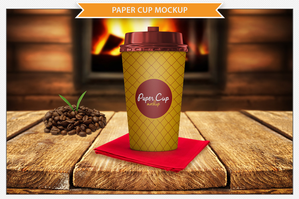Coffee Paper Cup Mockup, a Cups & Container Mockup by Plus Media (Photo 3 of 5)
