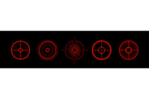 Futuristic HUD target interface, a Technology Illustration by art PVP - market