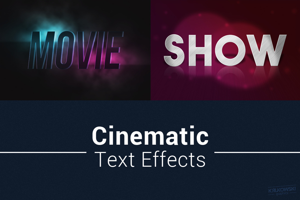 Cinematic Text Effects Mockup preview 4