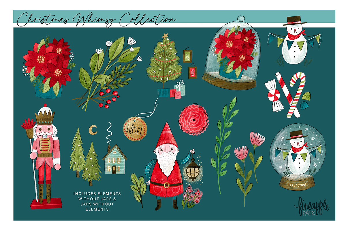 Cute Christmas Clip Art, an Object Graphic by FINEAPPLE (Photo 3 of 6)