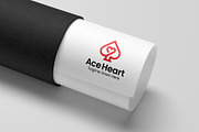 Ace Heart Logo Design Template, a Branding & Logo Template by Logo Lab (Thumbnail 2 of 3)