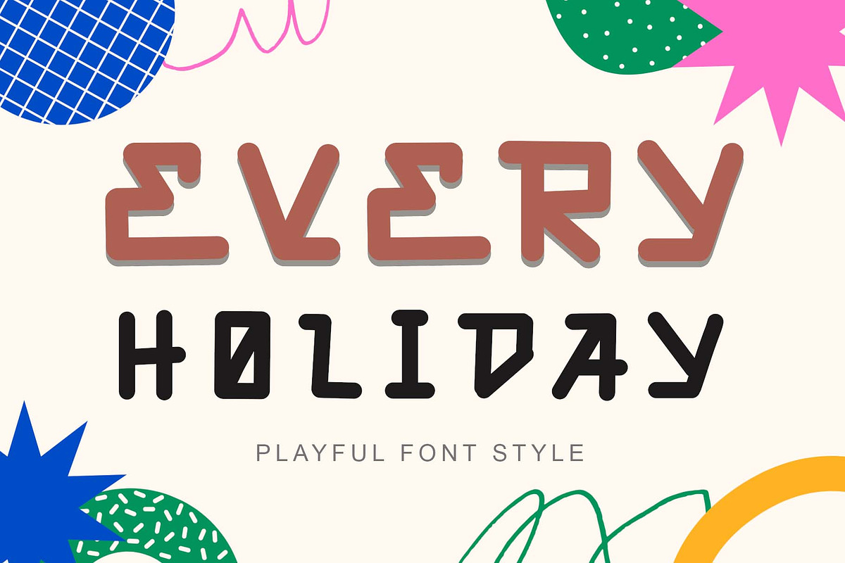 Every Holiday, a Handwritten Font by Yoga Letter (Photo 1 of 6)
