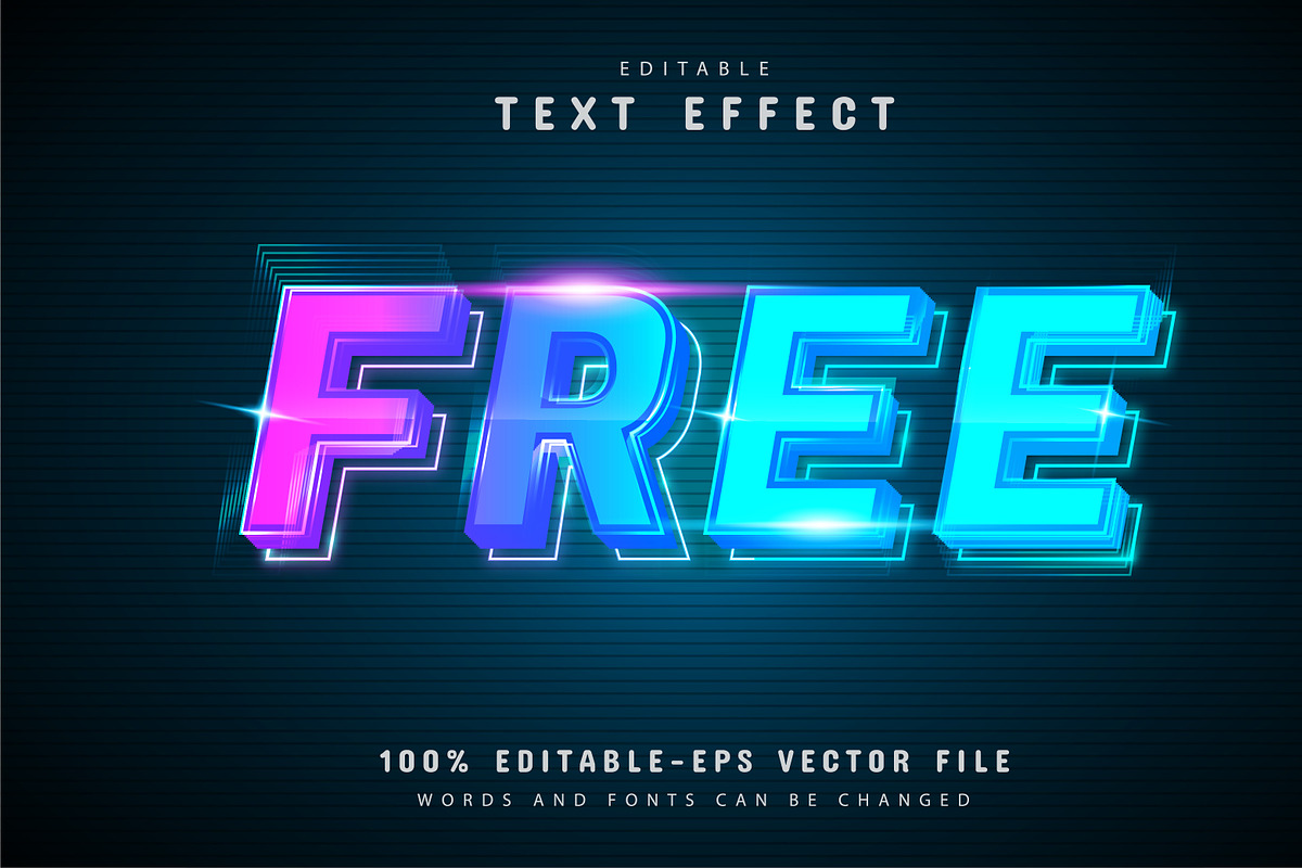 40 Neon text effect editable Vol 2, a Plug-in Add-On by Aglonemadesign (Photo 20 of 25)