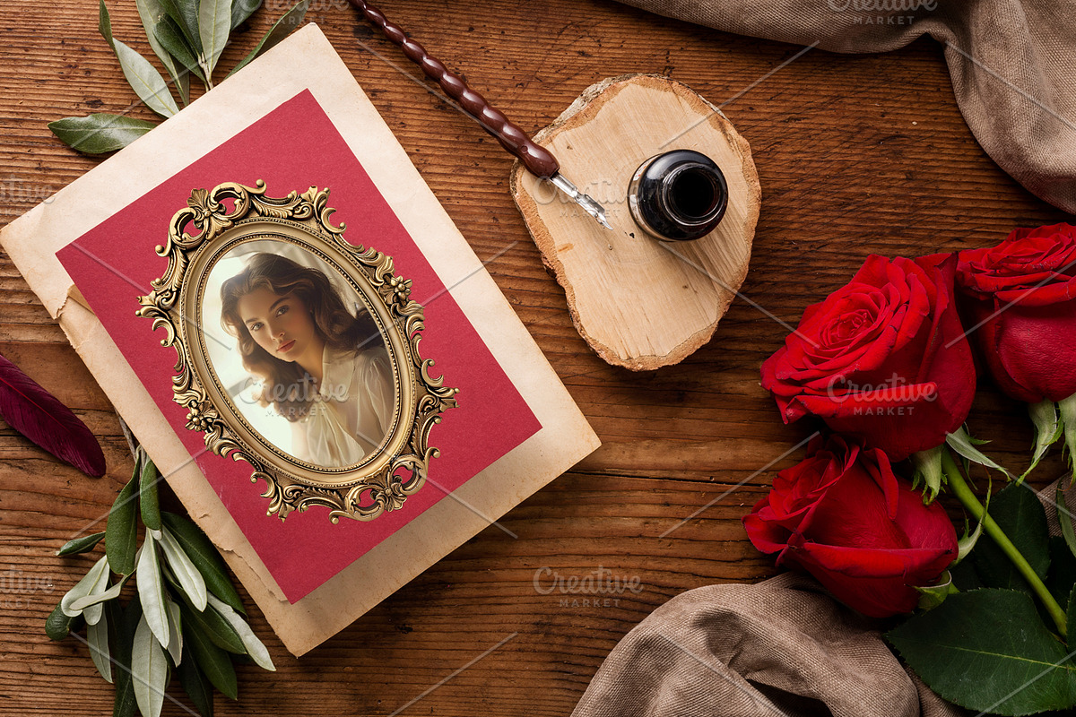 Vintage Frames Clipart, an Object Graphic by NataKa (Photo 5 of 6)
