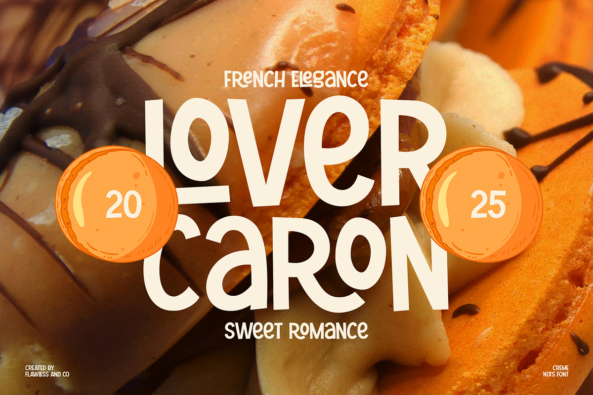 Creme Nuts - Display Sans Serif Font, a Sans Serif Font by Flawless And Co (Photo 3 of 10)