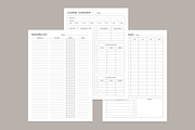 Study Planning Pages Set V-12, a Stationery Template by shahsoft (Thumbnail 3 of 3)