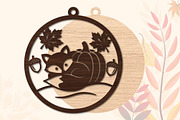 Autumn Fox Pumpkin Laser Cut SVG, an Object Graphic by DreamPrint404 (Thumbnail 3 of 3)