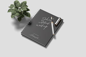 School Notebook Mockup