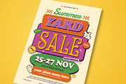 Summer Yard Sale Flyer, a Flyer Template by megarez (Thumbnail 3 of 3)