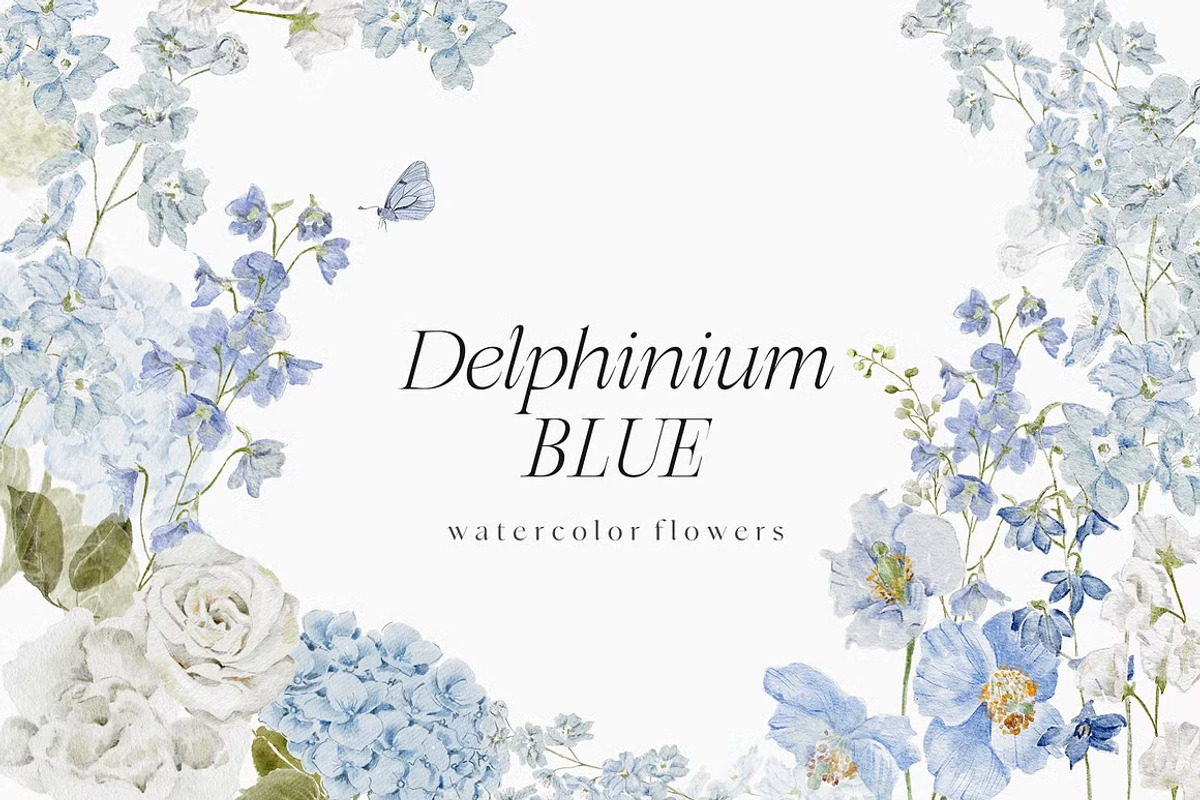 Watercolor Florals Graphics bundle, a Decorative Illustration by Grace Noboa Illustrations (Photo 8 of 20)