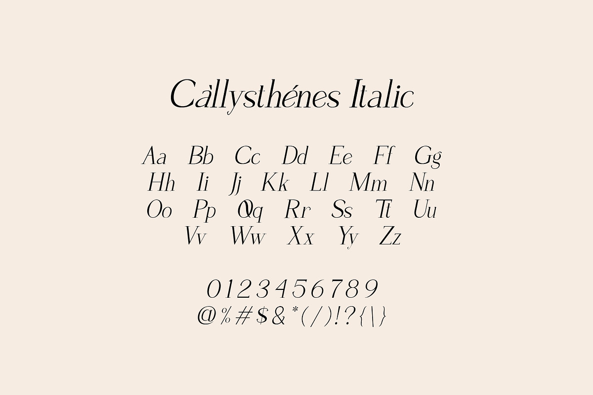 Callysthenes Serif Font, a Serif Font by Jrray Studio (Photo 4 of 12)