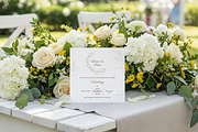 Square Card Mockup Garden Floral, a Product Mockup by TatiMockup (Thumbnail 3 of 5)