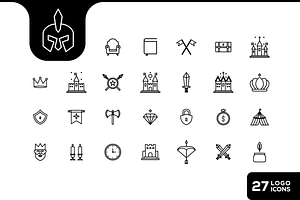 Minimalist Kingdoms Icon, an Emoji Icon by devastd